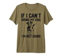 Jack Russell Terrier If I Can't Bring My Dog I'm Not Going Premium T-Shirt