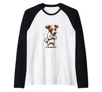 Jack Russell terrier Jack Russell lover Jackie dog Raglan Baseball Tee