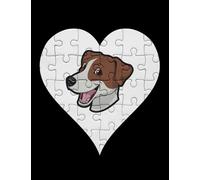 Jack Russell Terrier Jack Russell Terrier Heart Jigsaw Pieces Design Gift For Jack Russell Terrier Lovers 4: Amazing Design Notebook 8.5 x 11 Inches 100 Pages