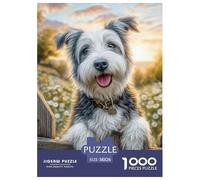 Jack Russell Terrier Jigsaw Puzzles Small Dog 1000 Pieces - Colourful Decoration for Adults & Kids | 38x26cm/1000pcs