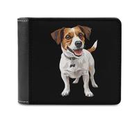 Jack Russell Terrier Novelty Wallet Slim Front Pocket Bifold Wallet with ID Credit Card Holder for Women Men