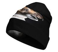 Jack Russell Terrier Portrait Men's Beanie Hat Knit Skull Cap for Women Winter Warm Ski Stocking Hats