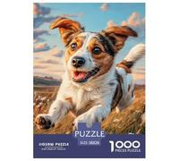 Jack Russell Terrier Puzzles for Adults Small Dog 1000 Pieces - Large Piece Educational Game (Ages 10+) | 38x26cm/1000pcs