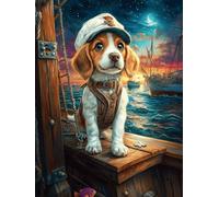 Jack Russell Terrier Sailor 1000-piece Jigsaw Puzzle Bundle Wildlife Pet Family Puzzle Lovers Brain Training Mindful Activity Spring Creativity & Gift Giving 1000 PCS
