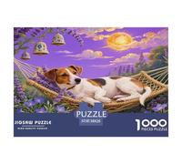 Jack Russell Terrier1000 Pieces Jigsaw Puzzle for Adults And Kids Educational Games Pet DogChallenging for Home Decoration Great Gift Idea38x26cm/1000pcs