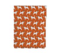 Jack Russell Terriers Orange Cute Dog Jack Russells, PU Leather Laptop Sleeve, Notebook Bag Laptop Case Sleeve Tablet Briefcase