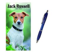 Jack Russell Terriers Slim Diary 2027 + Exclusive Limited Edition Pen