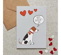 Jack Russell Valentine's Day Card