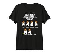 Jack Russells Tricks Funny Dog Training Agility Pet Lover Premium T-Shirt