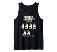 Jack Russells Tricks Funny Dog Training Agility Pet Lover Tank Top