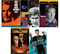 Jack Ryan All 5 Movies DVD Complete Collection: The Hune for Red October, Patriot Games, Clear and Present Danger, The Sum of All Fears, Shadow Recruit + Extras