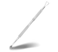 Jack Shaver Cuticle Pusher Professional Double Ended Stainless Steel Metal Pusher and Triangle Gel Polish Remover Scraper Tool (Silver) (12)
