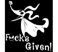 Jack Skellington Zero F CKS Given White 6 Inch Vinyl Car Decal Horror Movie Classic Nightmare Before Christmas