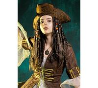 Magic Box Jack Sparrow Style Brown Caribbean Pirate Hat