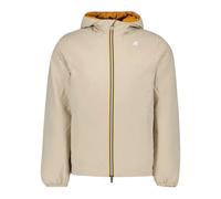 Jack St Warm Reversible Jacket, male, K-Way, Rain Clothing, Beige, L, Sport L