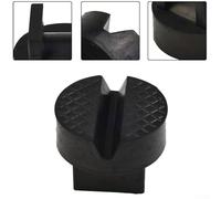 Jack Stand Pad Adaptor Tool for Floor Pinch Weld & Slotted Rubber | Frame Rails - Heavy-Duty Black Rubber Lifting Support Pad with Non-Slip