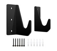 Jack Stand Wall Mount, Heavy Duty Tool Rack, 4.65x1.77 Inches Hydraulic Trolley Jack Holder, Sturdy Steel Brackets, Space-Saving Storage Design for Car Garage Workshop Organization