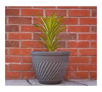 Jack Stonehouse 34cm Bali Planter - Distress Cedar 14"