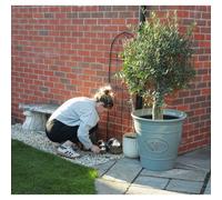 Jack Stonehouse 55cm Round Olive Planter - Grey (75lt)