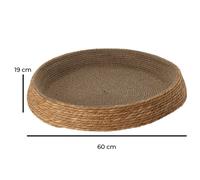 Jack Stonehouse 60cm Natural Woven Pet Bed