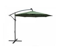 Jack Stonehouse Apollo 3M Banana Cantilever Parasol With Built In Led Lights Green