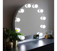 Jack Stonehouse Audrey Round Hollywood Vanity Mirror With Led Lights