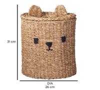 Jack Stonehouse Bear Storage Basket 3pcs Set