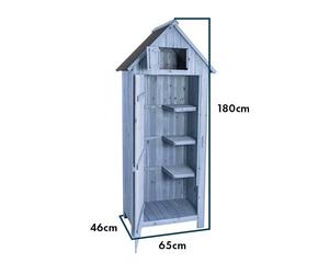Jack Stonehouse Bideford Wooden Garden Storage Cabinet Tool Shed Colou