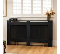 Jack Stonehouse Black Diamond Mdf Radiator Cover - Large - 152Cm (W) X 81.5Cm (H) X 19Cm (D)