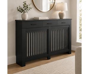 Jack Stonehouse Black Vertical Slat With Draw - L