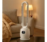 Jack Stonehouse Bladeless Hot & Cool 2000W Tower Fan Oscillating Home Room Heater & Air Cooler With Remote Control