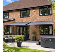 Jack Stonehouse Devon 4m x 3m Retractable Manual Patio Awning for Gard