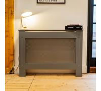 Jack Stonehouse Diamond Mdf Unpainted Wooden Radiator Cover - Medium - 112Cm (W) X 81.5Cm (H) X 19Cm (D)