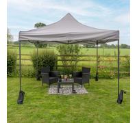 Jack Stonehouse Gazebo No Sides 3x3 Light Grey Colour: Light Grey