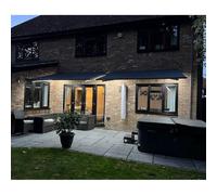 Jack Stonehouse Hampshire Electric Awning with LED Lights 3 x 2.5m - D