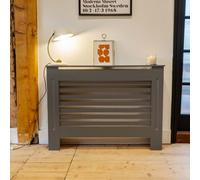 Jack Stonehouse Horizontal Slat Mdf Unpainted Wooden Radiator Cover - Medium - 112Cm (W) X 81.5Cm (H) X 19Cm (D)