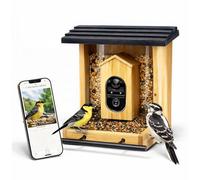 Jack Stonehouse Jsh Smart Bird Feeder Wifi Hd Video Live Feed Camera With Birdty App Species Identifier Night Vision Solar Power And Notifications