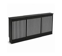 Jack Stonehouse Jsh Vertical Slat 152-204Cm Unpainted Wooden Radiator Cover With Base Sturdy Stylish Modern Mdf Unfinished - Adjustable