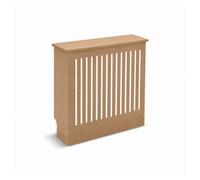 Jack Stonehouse Jsh Vertical Slat 78Cm Unpainted Wooden Radiator Cover With Base Sturdy Stylish Modern Mdf Unfinished