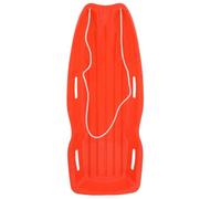 Jack Stonehouse Large Snow Sledge For Adults Or Kids Heavy Duty Childrens Toboggan With Rope Sled Play Ice Red 120Cm