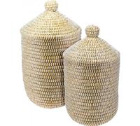 Jack Stonehouse Laundry Basket Set with Lid 2pcs