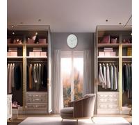 Jack Stonehouse Oval Gold Rim Wall Clock White