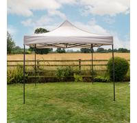 Jack Stonehouse Pop Up 3X3 Gazebo Without Sides Beige
