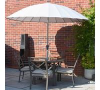 Jack Stonehouse Shanghai Parasol Umbrella 280Cm Canopy Picnic Pool Outdoor Shade Full Tilt And Crank Adjustable