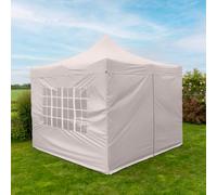Jack Stonehouse Silver Lined Pop Up 3X3M Gazebo Beige
