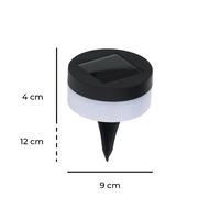 Jack Stonehouse Solar Powered Garden Ground Stake Lights - Pack of 16
