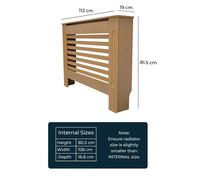 Jack Stonehouse Unpainted Horizontal Line Radiator Cover - Medium Size