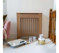 Jack Stonehouse Vertical Slat Mdf Radiator Cover - Small - 78Cm (W) X 81.5Cm (H) X 19Cm (D)