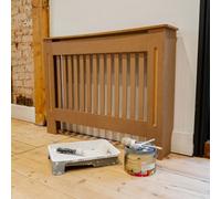 Jack Stonehouse Vertical Slat Mdf Unpainted Wooden Radiator Cover - Medium - 112Cm (W) X 81.5Cm (H) X 19Cm (D)