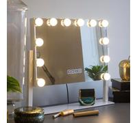 Jack Stonehouse Vivien Hollywood Vanity Mirror With Lights And Bluetooth Speaker
